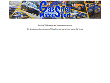 Tablet Screenshot of gassnermotorsport.de